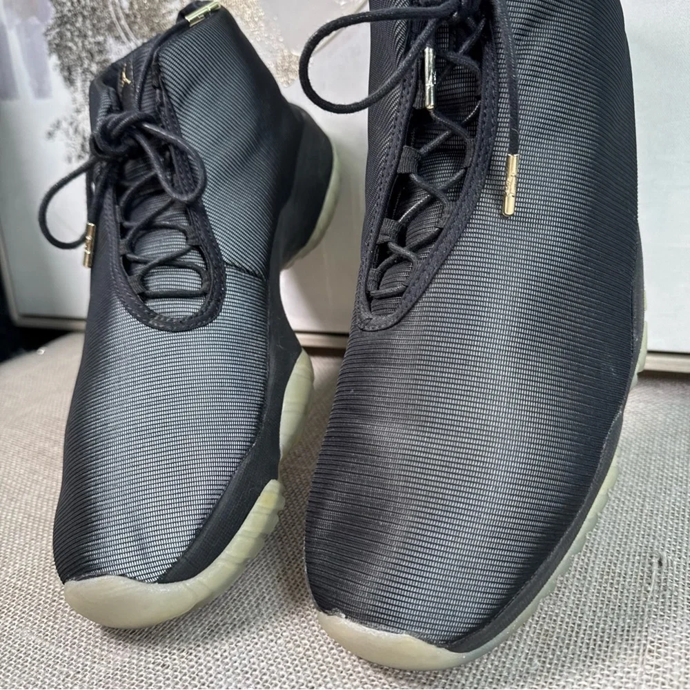 Nike Air Jordan Future Black Reflective Sneakers Shoes Size 13 High Top - Picture 12 of 16